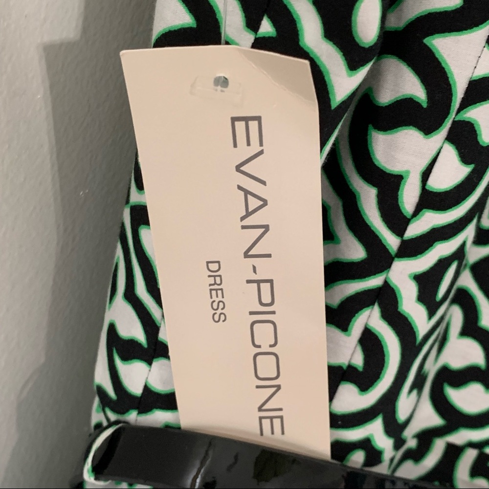 *NWT* Evan-Picone Garden of Eden Midi Dress - Picture 10 of 11